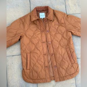 Madewell oversized lightweight quilted jacket
